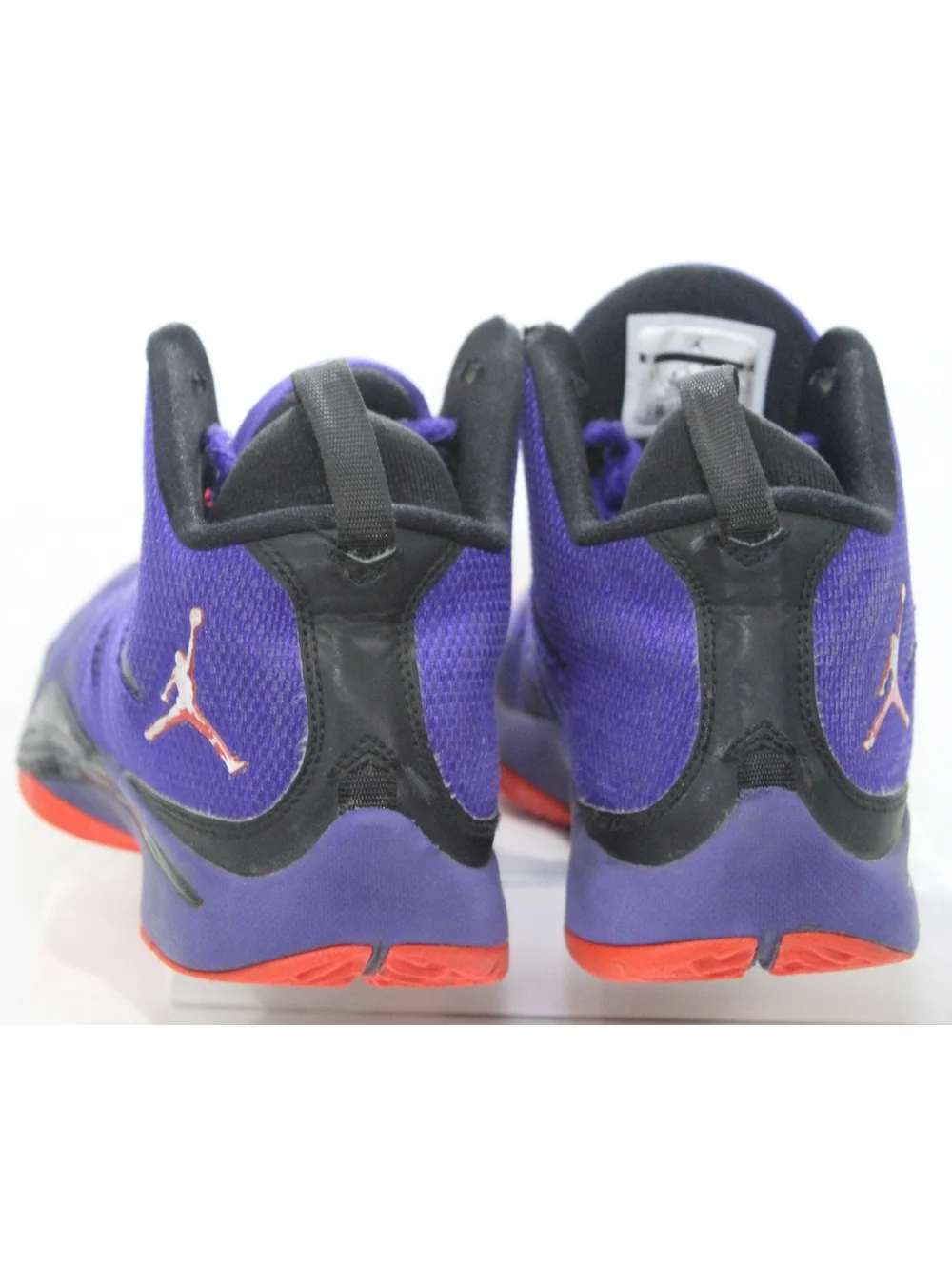 Nike Air Jordan Super Fly II 2 GS Dark Concord / Infrared Red Youth Shoes Sz 5 Y